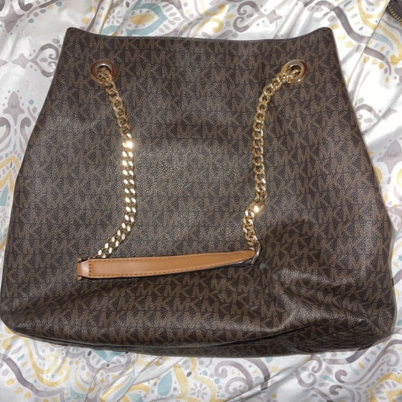 FREE SHIPPING!! Michael Kors large jet set chain strap bag - Picture 3 of 6